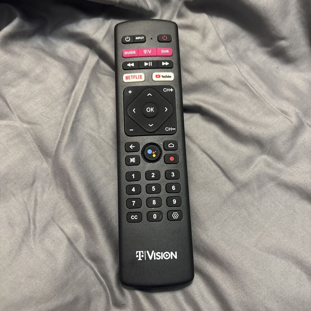 For T-Mobile T-vision HUB streaming 4K Android TV DVR Box Voice Remote Control